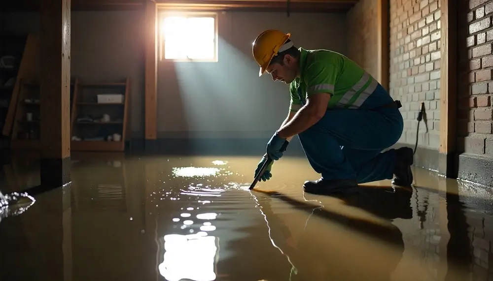 Professional water damage restoration services in Gosport, IN